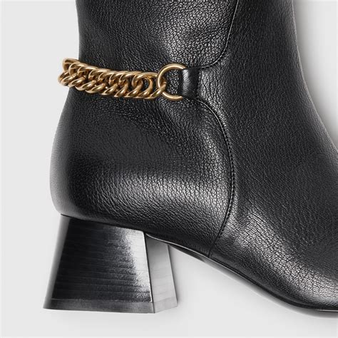 burberry stud detail leather knee-high boots|Burberry boots with clear heels.